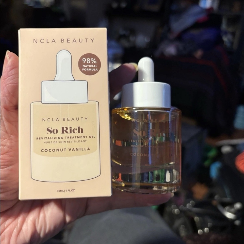NCLA Beauty So Rich Revitalizing Treatment Oil Coconut Vanilla 30ml.  New!
